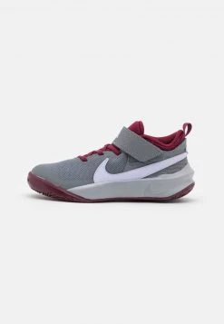 Nike Performance TEAM HUSTLE D 10 UNISEX - Basketballschuh - Smoke Grey/pure Violet/dark Beetroot