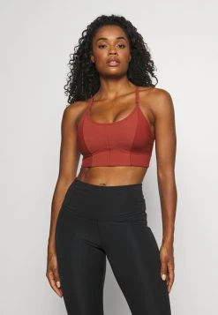Nike Performance Damen INDY BRA - Sport-BH Mit Leichter Stützkraft - Redstone/dark Pony -Angebote Nike Store 1c75549bd38746529520aac44374c2a7