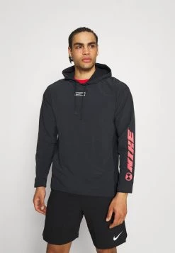 Nike Performance Herren M NK WVN HD PO SC - Sport T-shirt - Black/white