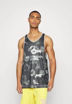 Nike Performance Herren SEASONAL - Top - Particle Grey/grey Heather/grey Fog/black