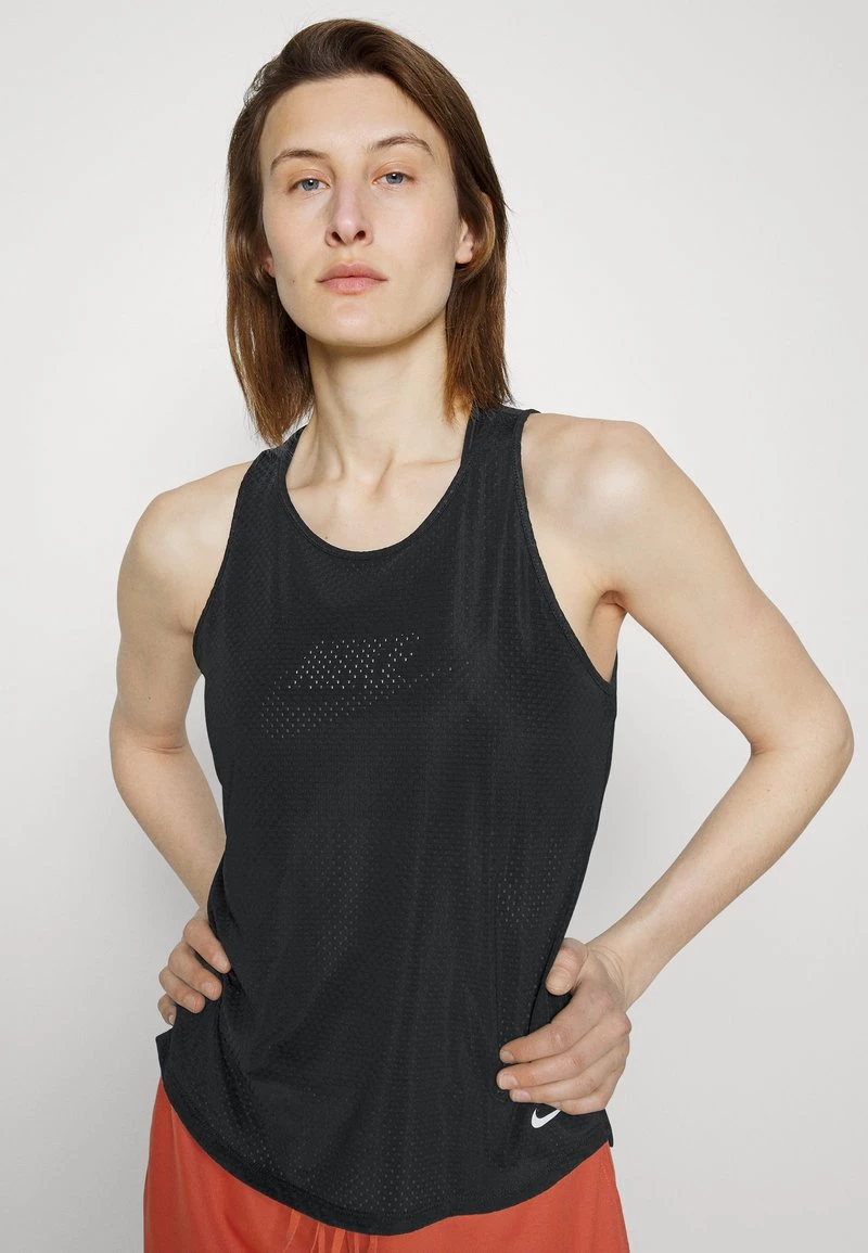 Nike Performance Damen ONE BREATHE TANK - Top - Black/white 4 Nike Performance Damen ONE BREATHE TANK - Top - Black/white – Bild 4