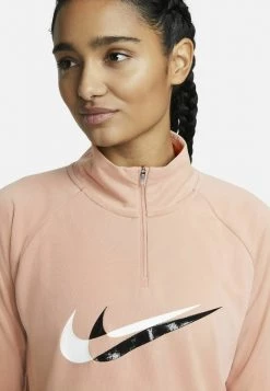 Nike Performance Damen RUN - Langarmshirt - Rose Whisper Black White -Angebote Nike Store 1d3d4b523d0244ec86916d8de704fb7a