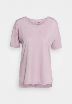 Nike Performance LAYER - T-Shirt Basic - Plum Fog/venice | Damen -Angebote Nike Store 1d517b53ad97413084b61087cbaf489e
