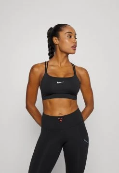 Nike Performance Damen INDY BRA NON PAD - Sport-BH Mit Leichter Stützkraft - Black/white