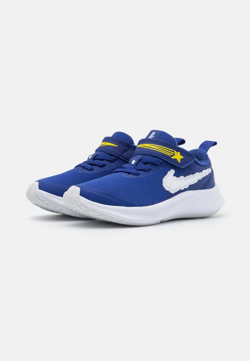 Nike Performance STAR RUNNER 3 DREAM UNISEX - Laufschuh Neutral - Deep Royal Blue/white/aluminum/yellow Strike 2 Nike Performance STAR RUNNER 3 DREAM UNISEX - Laufschuh Neutral - Deep Royal Blue/white/aluminum/yellow Strike – Bild 2