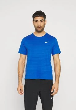 Nike Performance Herren MILER TOP - Sport T-shirt - Game Royal/reflective Silver
