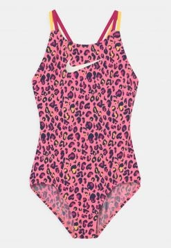 Nike Performance Kinder SPIDERBACK - Badeanzug - Sunset Pulse