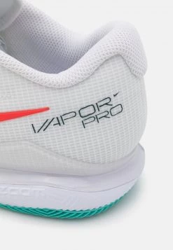Nike Performance Damen COURT AIR ZOOM VAPOR PRO - Multicourt Tennisschuh - White/washed Teal/habanero Red -Angebote Nike Store 1e532b535e7045998088efdfd1c8508f