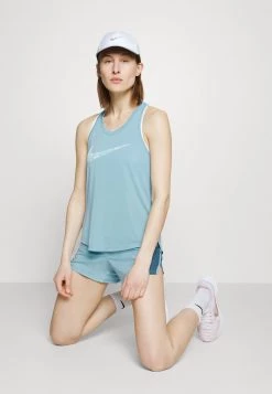 Nike Performance Damen RUN TANK - Top - Worn Blue/white -Angebote Nike Store 1e67e848d7984231997f7ad3b6dca9c9