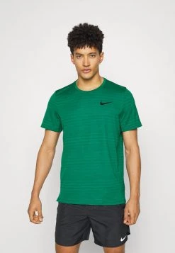 Nike Performance Herren SUPERSET - Sport T-shirt - Malachite/black
