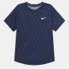 Nike Performance T-Shirt Print - Obsidian/white | Kinder