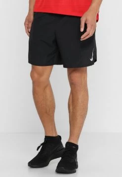 Nike Performance CHALLENGER SHORT - Kurze Sporthose - Black/black/reflective Silver | Herren