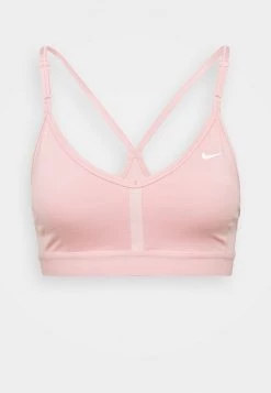 Nike Performance Damen INDY V NECK BRA - Sport-BH Mit Leichter Stützkraft - Pink Glaze/pure/pink Glaze/white -Angebote Nike Store 1fd78bef67184a9c8053615847f7b1ea