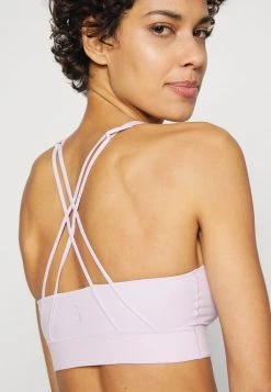 Nike Performance Damen LUXE BRA - Sport-BH Mit Mittlerer Stützkraft - Doll/grey Fog -Angebote Nike Store 20b393cfed524fae84a342bfe60f56bb