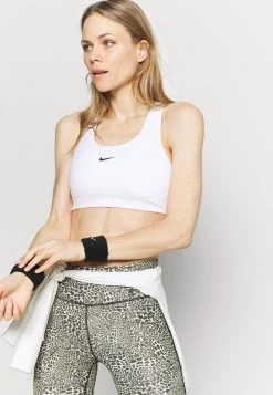 Nike Performance BRA - Sport-BH Mit Mittlerer Stützkraft - White/black | Damen -Angebote Nike Store 20bdb3afabf34217a015114e29222ae1