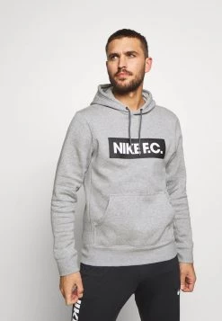 Nike Performance Herren FC HOODIE - Kapuzenpullover - Dark Grey/white/black -Angebote Nike Store 20d96cd939574f9291f9cc4def4d62bc