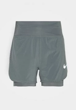 Nike Performance Damen ECLIPSE SHORT - Kurze Sporthose - Smoke Grey/silver -Angebote Nike Store 2146369fb5904b61b1ab224b4ef48359
