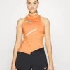 Nike Performance Damen TANK - Top - Hot Curry/washed Teal/white