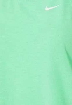 Nike Performance Damen DRY ELASTIKA TANK - Sport T-shirt - Green Glow/heather/white -Angebote Nike Store 21c076d02ffd4ff99855df42a6271a37