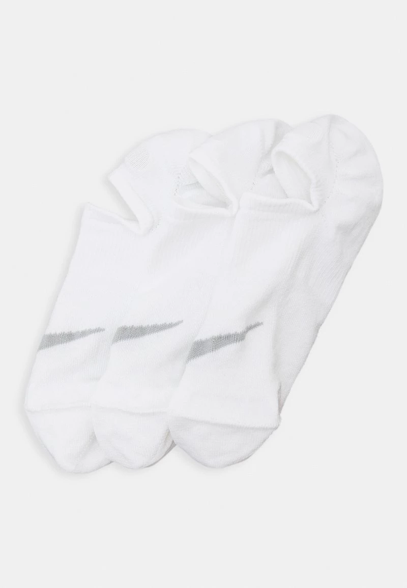 Nike Performance EVERYDAY PLUS FOOT 3 PACK - Füßlinge - White/wolf Grey | Damen 1 Nike Performance EVERYDAY PLUS FOOT 3 PACK - Füßlinge - White/wolf Grey | Damen