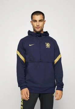 Nike Performance CHELSEA LONDON TRAVEL HOODIE - Langarmshirt - Blackened Blue | Herren