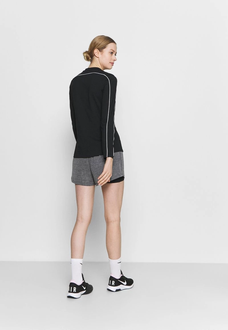 Nike Performance Damen Kurze Sporthose - Black Heather/black/white 3 Nike Performance Damen Kurze Sporthose - Black Heather/black/white – Bild 3