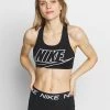 Nike Performance Damen FUTURA BRA - Sport-BH Mit Mittlerer Stützkraft - Black/white