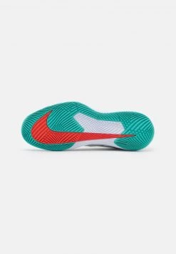 Nike Performance Herren NIKECOURT AIR ZOOM VAPOR PRO - Multicourt Tennisschuh - White/washed Teal/habanero Red -Angebote Nike Store 2366ff5b30764eb283a23d87e049deaa