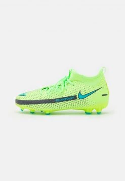 Nike Performance JR PHANTOM GT ACADEMY DYNAMIC FIT MG UNISEX - Fußballschuh Nocken - Lime Glow/aquamarine