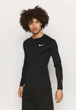 Nike Performance Herren Sport T-shirt - Black/white