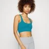 Nike Performance Damen THE YOGA LUXE CROP TANK - Top - Geode Teal/midnight Turquoise