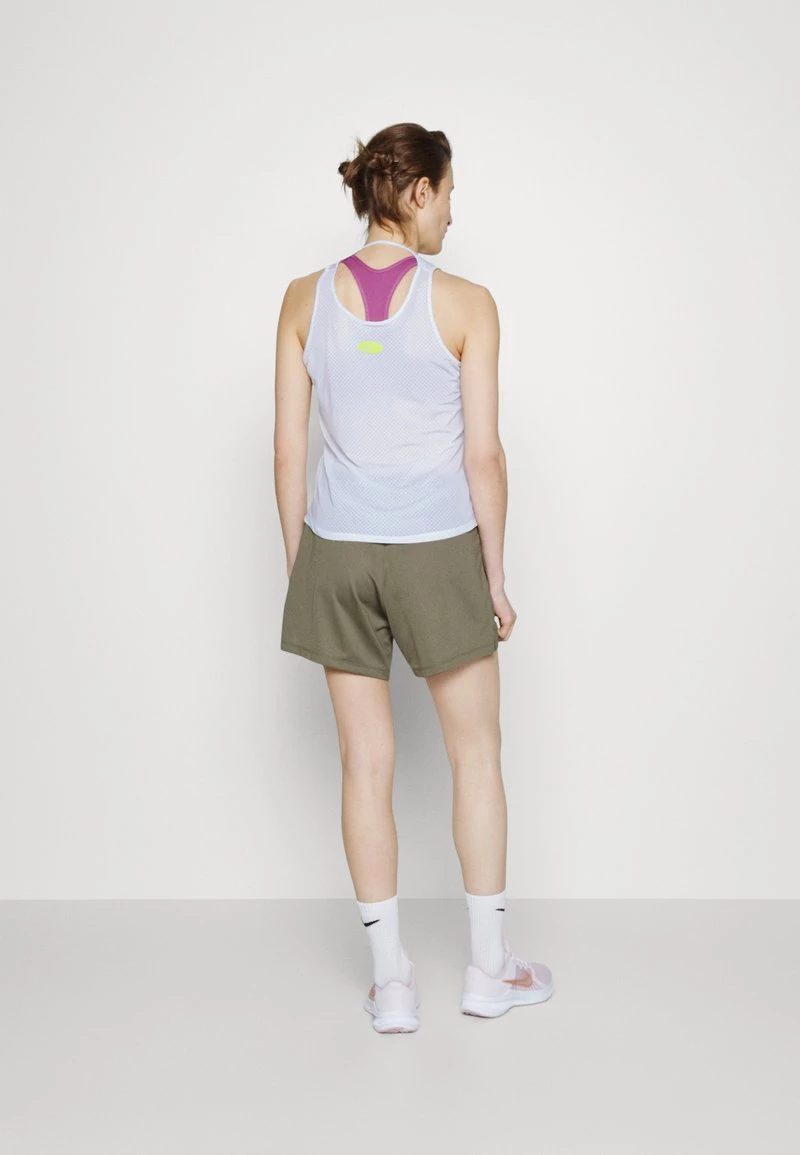 Nike Performance Damen ONE TANK - Top - White/atomic Green 3 Nike Performance Damen ONE TANK - Top - White/atomic Green – Bild 3