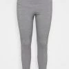 Nike Performance Damen ONE PLUS - Tights - Iron Grey/white