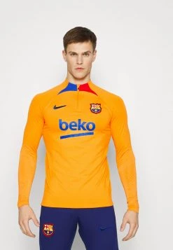 Nike Performance Herren FC BARCELONA STRIKE DRILLL - Langarmshirt - Vivid Orange/university Red/black