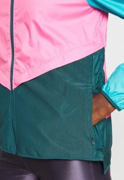 Nike Performance Damen TRAIL - Laufjacke - Pink Glow/turquoise Blue/dark Teal Green/black -Angebote Nike Store 2749a61e50984a4c8c62dfd00ed1e27d