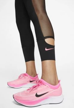 Nike Performance Damen EPIC LUX 7/8 RUNWAY - Tights - Black/black/vivid Purple -Angebote Nike Store 274f1da087d348bab56e2992f814c1f2