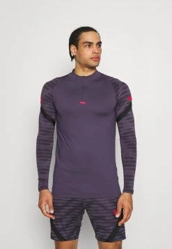 Nike Performance Herren STRIKE DRIL - Langarmshirt - Dark Raisin/black/siren Red