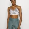 Nike Performance Damen INDY SKY BRA - Sport-BH Mit Leichter Stützkraft - Smoke Grey/black/white