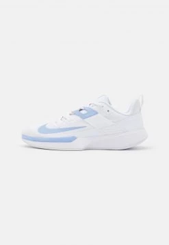 Nike Performance Damen COURT VAPOR LITE CLAY - Tennisschuh Für Sandplätze - White/aluminum