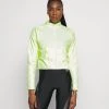 Nike Performance Damen RUN MID - Fleecejacke - Barely Volt/gold/black