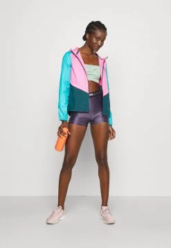 Nike Performance Damen TRAIL - Laufjacke - Pink Glow/turquoise Blue/dark Teal Green/black -Angebote Nike Store 28e7c1fec9c145ecae3a21e43687f12c