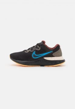 Nike Performance RENEW RUN - Laufschuh Neutral - Black/photo Blue/dark Pony/melon Tint/pearl White | Herren
