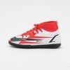 Nike Performance MERCURIAL JR 8 CLUB CR7 IC UNISEX - Fußballschuh Halle - Chile Red/black/white/total Orange
