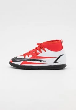 Nike Performance MERCURIAL JR 8 CLUB CR7 IC UNISEX - Fußballschuh Halle - Chile Red/black/white/total Orange