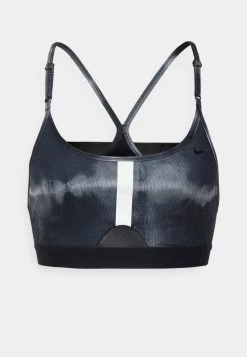 Nike Performance INDY DYE - Sport-BH Mit Leichter Stützkraft - Black/white | Damen -Angebote Nike Store 2a9ad66a6d0a4342aafe308bcf89f269