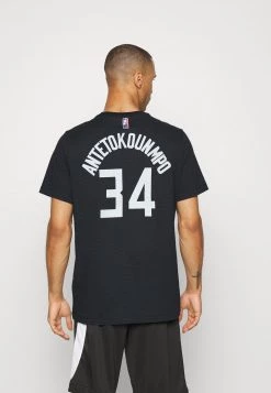 Nike Performance NBA MILWAUKEE BUCKS GIANNIS ANTETOKOUNMPO NAME & NUMBER TEE - Vereinsmannschaften - Black | Herren -Angebote Nike Store 2b00b1f19f904d149ad65e87bb537e69