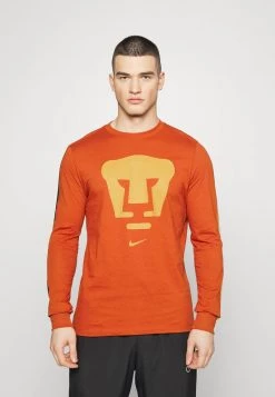 Nike Performance Herren PUMAS VOICE TEE - Langarmshirt - Firewood Orange