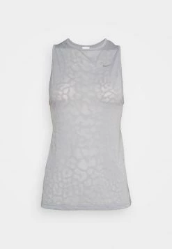 Nike Performance Damen Sport T-shirt - Particle Grey/white -Angebote Nike Store 2bda045c8fdf4c659df8d40437729485