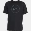 Nike Performance Herren SHORT SLEEVE HYDROGU - Nachtwäsche Shirt - Black