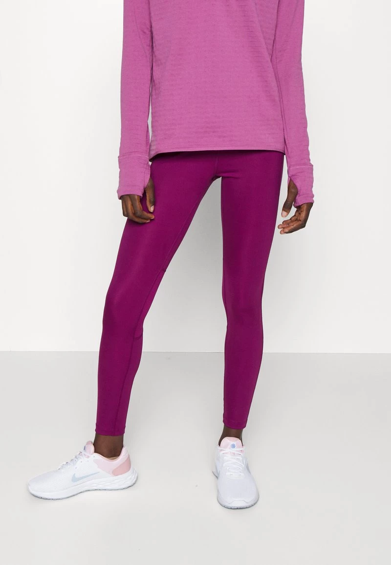 Nike Performance Damen EPIC FAST - Tights - Sangria/silver 1 Nike Performance Damen EPIC FAST - Tights - Sangria/silver